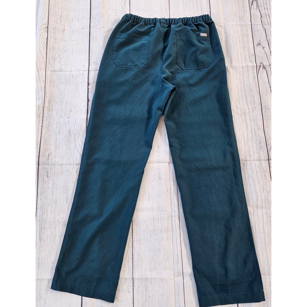 Figs Pisco Basic Scrub Pants FM4500, Caribbean Blue, Size S, Good Used Condition - Picture 3 of 11